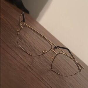 Versace Gold Metal Frame Glasses
